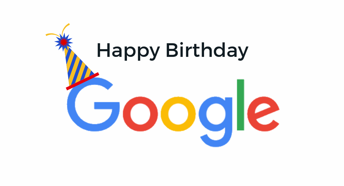 गुगल च्या वाढदिवस निमित्ताने